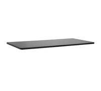 Rectangular Desktop for Home Office 1400 x 700mm, 1" Thickness - Black