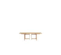 Rectangular Dining Table 160x90 With 2 Extensions Muted Peach