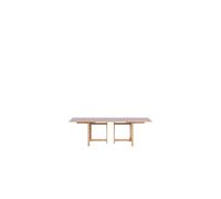 Rectangular Dining Table 160x90 With 2 Extensions Soft Lilac