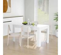 vidaXL Dining Table White 140x74.5x76 cm Engineered Wood