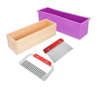 Rectangular DIY Soap Mold Flexible Handmade Loaf Tool Set