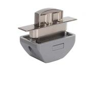 Rectangular Drawer Door Keyless Handle Lock Yacht Cabinet Button Hanging 1Pcs(Brushednickel)