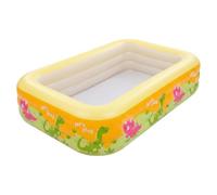 Rectangular Family Paddling Pool, Large Dino Print Inflatable Swimming Pool