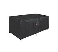 Rectangular Fire Pit Cover/Table Cover-Fits 48-54 inch-Outdoor Waterproof Anti-UV 600D Heavy Duty for Patio Furniture Gas Fire Pit,54"x24"x24" Black Patio Deck Box Protector/Storage Cover