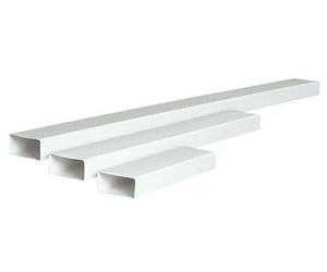 Rectangular Flat Channel 75mm x 150mm / 0.5 meter Ventilation Ducting Pipe Duct Tube KP75-05