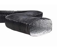 Rectangular Flexible PVC Aluminium Combi Hose 6 METRE Length by KAIR System 204X60MM