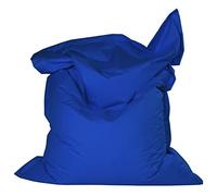 Rectangular Floating Pool Bean Bag Cover Waterproof Beach Lounge Pillow Sofa Bed Chaise Lounge Cushion (Color: Sea Blue Size: 100x130cm - No Fill)