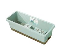 Rectangular Flower Pots - Siphon Planter, 1 Piece Vegetable Strawberry Cuttings Box for Botany, Hydration Tank with Mesh, Farming Equipment, Deep Tub for Sunroom, Greenhouse and Courtyard