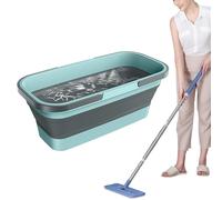 Rectangular Folding Basin - Heavy Duty 46 cm, Space Saving Container, Outdoor Equipment | Cleaning Bathroom Kitchen Depressed Tile Hardwood Hiking Traveling RV Camper Van Garden