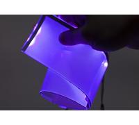 [ Rectangular ] for Master Chief Helmet Lamp Titan Lamp Batman led Light Decorations Flexible Helmet Lights Cosplay DIY kit RGB Superhero for Men Gifts Purple