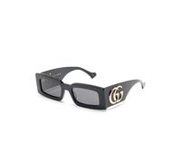Rectangular Frame Sunglasses - female - Gucci - Sunglasses - Black - 53 MM - Accessories 53 MM