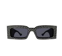 Rectangular Frame Sunglasses - female - Gucci - Sunglasses - Black - 53 MM - Accessories 53 MM