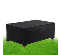 Rectangular Garden Furniture Covers Waterproof for 220 L x 110 W x 80 Hcm Outdoor Table Chairs Sofa Bistro Set Outside Seating,420d Covers for Garden Furniture,Table Cover Waterproof Garden