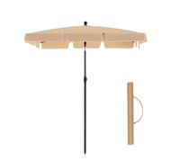 Rectangular Garden Parasol, Brown