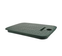 Rectangular Green Plastic Sprinkler Valve Box Lid 12 Inch | Replacement cover for standard irrigation valve boxes, smooth surface finish, helps block rainwater seepage, for garden