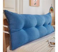 Rectangular Headboard Reading Pillow for Sitting Up in Bed - Velvet Bed Backrest Pillow Cushion, Daybed Bolster Pillows with Non Slip Straps for Dorm Bedroom Relaxing Watching TV(#5,59.1x 23.6x 4.7in)