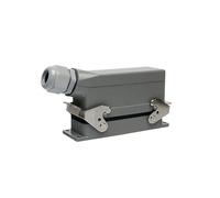 Rectangular Heavy Duty Connector Heavy duty connector HE-6 10 16 24 32 48 core rectangular industrial waterproof aviation(M)