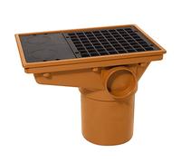 Rectangular Hopper 110mm Underground Drainage Pipe Fittings Bend Trap Gulley Socket Grid Coupler