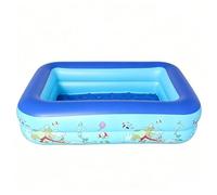 Rectangular Inflatable Pool - Animal Themed Pool, Inflatable Pools with Multi-Chamber Safety Design, Heavy Duty Puncture Resistant PVC, Famil Water Center