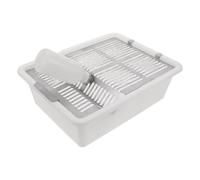 Rectangular Laboratory Mouse Cage with 250ml Water Bottle, Galvanized Wire | Thickened PP Enclosure, Ventilated Escape-resistant Design, for Researchers, Technicians, Small Animals, Studies and Vivarium