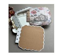 Rectangular Lace Loose Leaf Die Cuts for Card Making,Metal Cutting Dies Embossing Paper Dies for Scrapbooking DIY Album Card Making Supplies (02)
