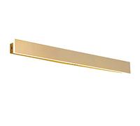 Rectangular LED Wall Sconce 120cm, Modern Minimalist Indoor Lighting, Golden Design for Bedroom, Bathroom, Hallway, Living Room, Kitchen, White Light, Elegant Fixture