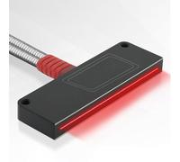 Rectangular Matrix Fiber Optic Sensor, Area Detection Infrared Reflective Small Grating, 25/30/35/50/70MLRD Sizes, Detecting Distance 10-150mm, for Non-metal, Transparent, Hollow