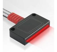 Rectangular Matrix Fiber Optic Sensor, Area Detection Infrared Reflective Small Grating, 25/30/35/50/70MLRD Sizes, Detecting Distance 10-150mm, for Non-metal, Transparent, Hollow
