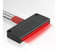 Rectangular Matrix Fiber Optic Sensor, Area Detection Infrared Reflective Small Grating, 25/30/35/50/70MLRD Sizes, Detecting Distance 10-150mm, for Non-metal, Transparent, Hollow