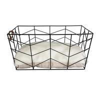 Rectangular metal dog bed Duvoplus