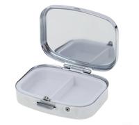 Rectangular Metal Pill Container 55mm Slim Design(Rectangular)