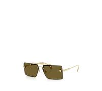 Rectangular Metal Sunglasses - female - Versace - Sunglasses - Yellow - 60 MM - Accessories 60 MM