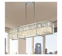 Rectangular Modern Chandelier Crystal Light Living Room Dining Room - Bar LampsChandeliers