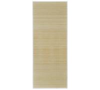 Rectangular Natural Bamboo Rug 120 x 180 cm UK NEW