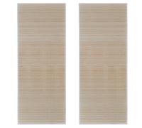 Rectangular Natural Bamboo Rugs Carpet Flooring Bamboo Mat Area Rug vidaXL