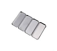 Rectangular Needle Storage Box for Embroidery & Bead Needles - Portable Sewing Accessories Organizer with Iron Plate Collector, Black(D)