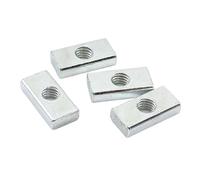 rectangular nut Thin Rectangular Square Nuts Slider Block for Aluminum Profile Accessory M3 M4 M5 M6 M8 Screw Nut Assortment Set for Wood Furniture(10pcs,M6-20x10x4mm)