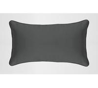 Rectangular/Oblong Hollowfiber Cushion Pads Inner Inserts with Cushion Covers Beautifully Made Pipped Edge Zipped Entry Available (12x18”,12x20”,14x18”,14x20”,16x24”) ((16x24'') Approx., Grey)
