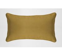 Rectangular/Oblong Hollowfiber Cushion Pads Inner Inserts with Cushion Covers Beautifully Made Pipped Edge Zipped Entry Available (12x18”,12x20”,14x18”,14x20”,16x24”) ((12x18'') Approx., Mustard)