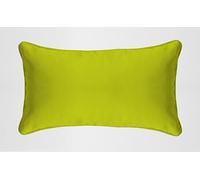 Rectangular/Oblong Hollowfiber Cushion Pads Inner Inserts with Cushion Covers Beautifully Made Pipped Edge Zipped Entry Available (12x18”,12x20”,14x18”,14x20”,16x24”) ((12x18'') Approx., Lime Green)