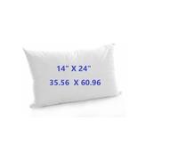 Rectangular Oblong Hollowfibre Cushion Pads Inner Inserts - Bounce Back Cushions (Pack of 2) (14" x 24", 2, count)