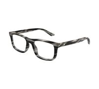Rectangular Optical Frame - male - MONTBLANC - Glasses - Gray - 57 MM - Accessories 57 MM