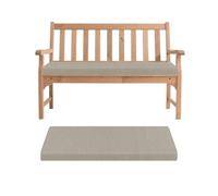 Rectangular Outdoor Bench Cushion Non-Slip Thick Garden Seat Pad with Zipper Light Gray Patio Dining Cushion Durable 160x45x5cm for Comfort and Style
