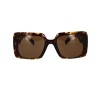 Rectangular Oversized Sunglasses with Medusa Logo- unisex- Versace- Sunglasses- Brown- 54 MM- Accessories 54 MM