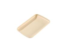 Rectangular Pallet Multiple Colors Plastic Storage Tray Food Bread Pan Hotel Service(Burgundy)