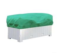 Rectangular Plant Covers Freeze Protection 1Pc Anti Frost Blanket With Drawstring For Outdoor Garden Box Winter Weather Shield-(Is green)