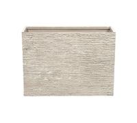 Rectangular Plant Pot 29 x 70 x 50 cm Beige EDESSA