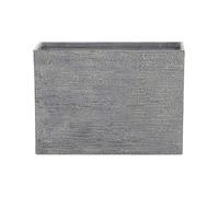 Rectangular Plant Pot 34 x 80 x 56 cm Grey EDESSA