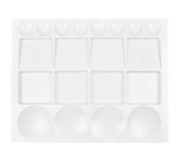 Rectangular Plastic Paint Palette for Artists and Professionals