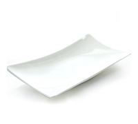 Rectangular Plate Bone China Towel Dish Sweet Food Small Dish White Set of 5